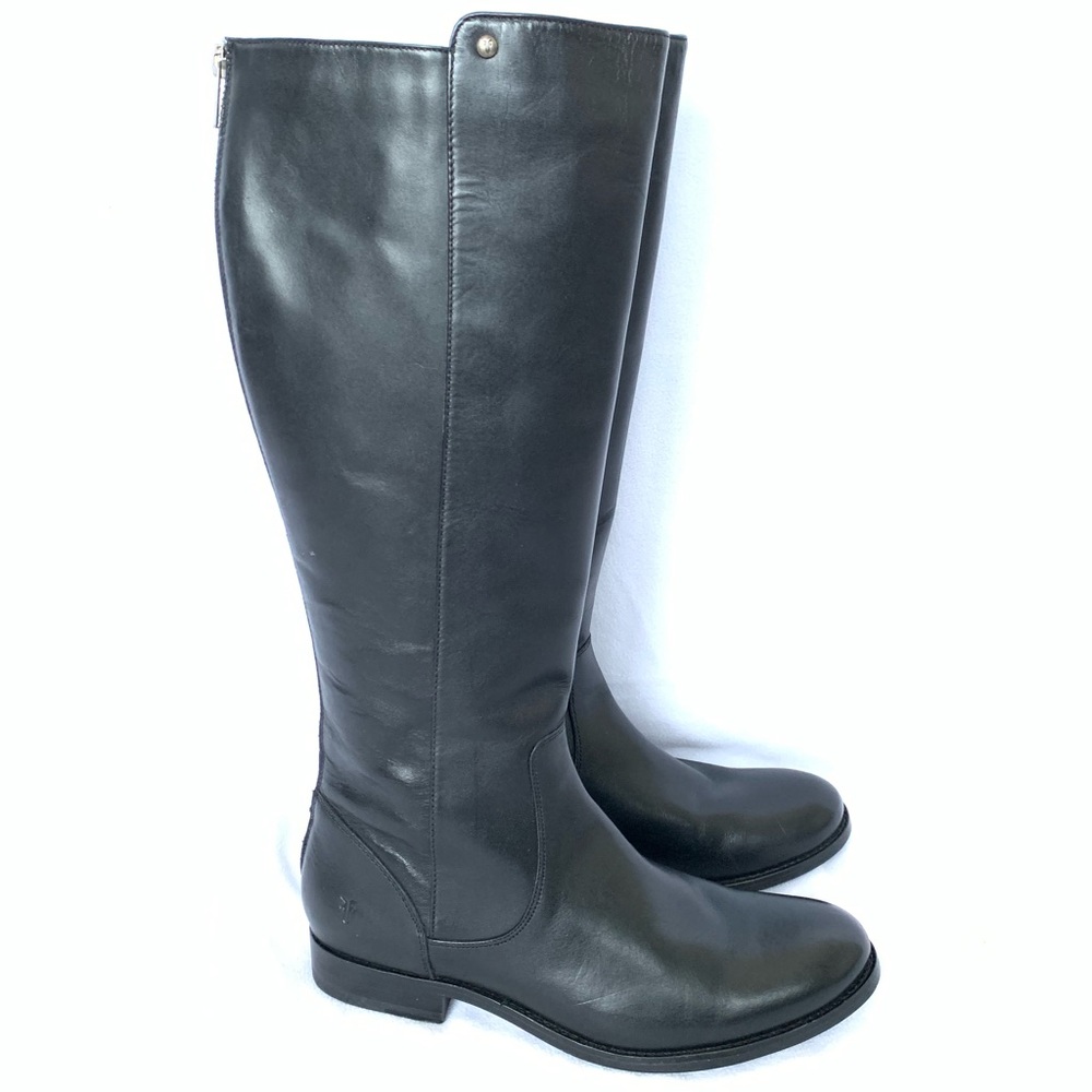 frye melissa stud back zip boots